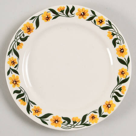 Yellow Daisy Bread & Butter Plate
