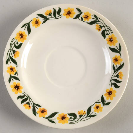 Yellow Daisy Saucer