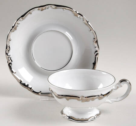Adonis Footed Cup & Saucer Set