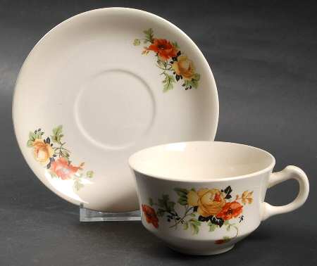 HLC1213 Flat Cup & Saucer Set