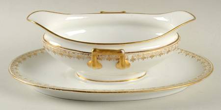 H1311 Gravy Boat with Attached Underplate