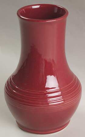 Fiesta Cinnabar (Intro 2000) Royalty Vase