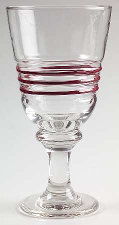 Fiesta Cinnabar (Intro 2000) 12 Oz Glassware Goblet
