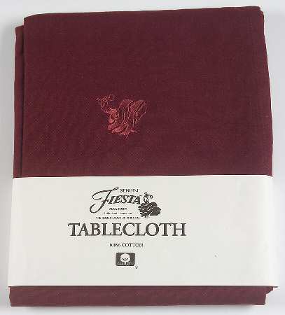 Fiesta Cinnabar (Intro 2000) 54" Square Tablecloth