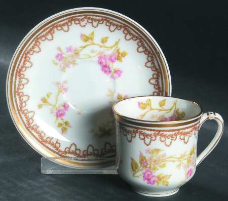 Schleiger 242l Flat Demitasse Cup & Saucer Set