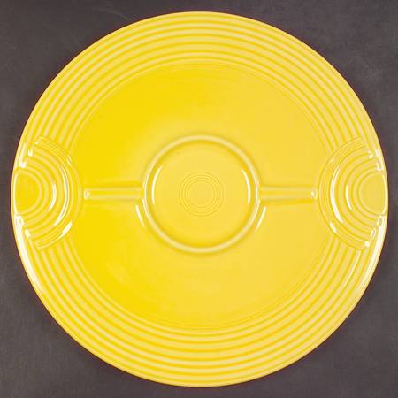 Fiesta Sunflower (Intro 2001) Hostess Tray for Chip and Dip