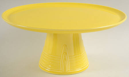 Fiesta Sunflower (Intro 2001) 12" Diameter Pedestal Cake Stand
