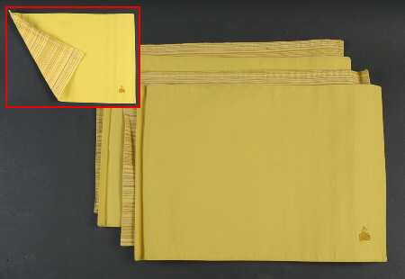 Fiesta Sunflower (Intro 2001) Cloth Reversible Placemat - Set of 4