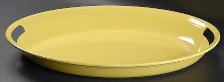 Fiesta Sunflower (Intro 2001) 18" Melamine Oval Handled Tray