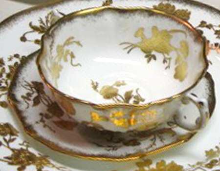 11657 Footed Cream Soup Bowl & Saucer Set