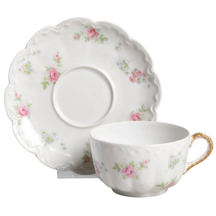 Schleiger 329 Flat Cup & Saucer Set