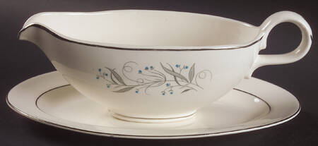 Celeste Gravy Boat & Underplate/Relish