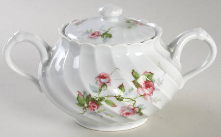 Julia (Blue Backstamp) Sugar Bowl & Lid