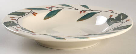 Mistletoe Large Rim Soup Bowl