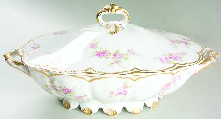 Schleiger 1131D Oval Covered Vegetable