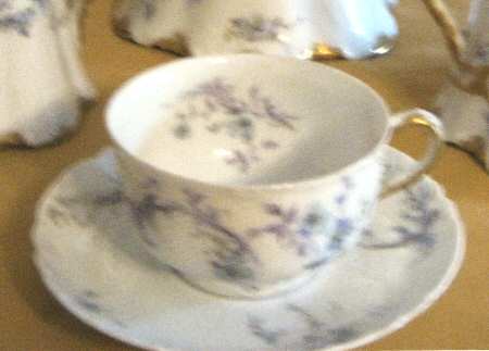 Schleiger 1166a Flat Cup & Saucer Set