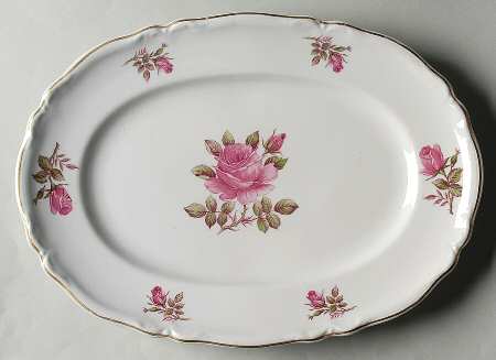 Briar Rose 12" Oval Serving Platter