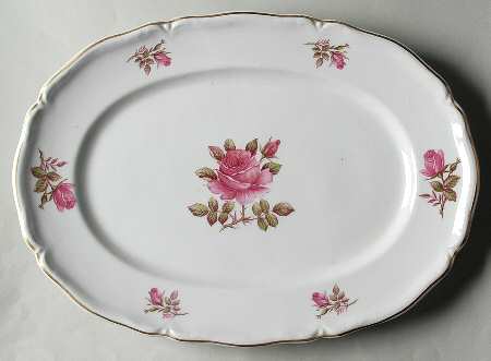 Briar Rose 14" Oval Serving Platter