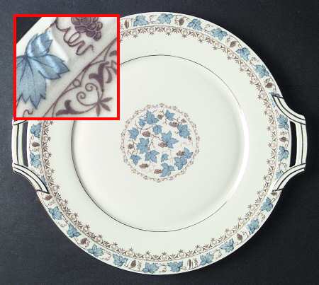 Champagne Handled Cake Plate