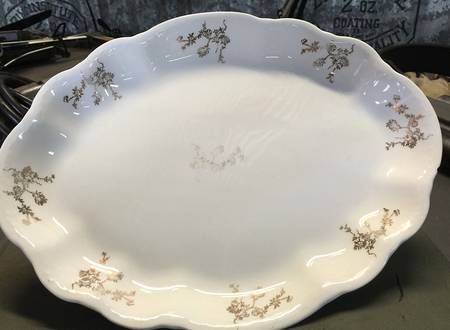 B4S W4S 12" Oval Serving Platter