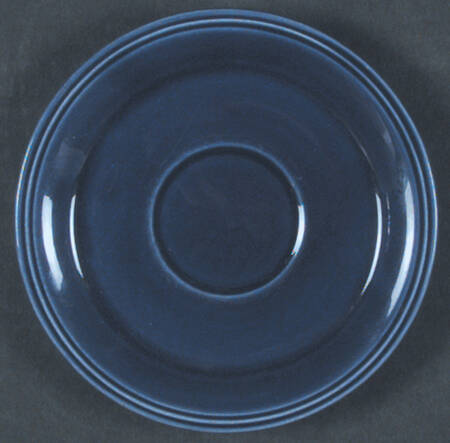 Carnival Cobalt Blue Saucer