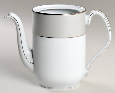 Clair de Lune (No Arches, Gray Matte Rim) Coffee Pot No Lid