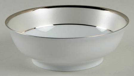 Clair de Lune (No Arches, Gray Matte Rim) Fruit/Dessert (Sauce) Bowl