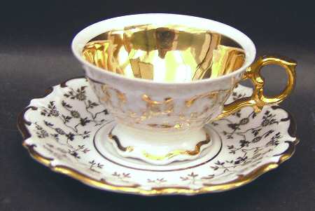 HDR6 Footed Demitasse Cup & Saucer Set