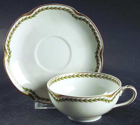 Schleiger 519c Flat Cup & Saucer Set