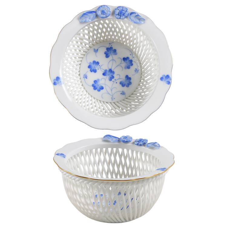 Rachael (Newer) 4" Small Round Open Weave Basket
