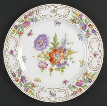 Dresden Sprays (Smooth) Dinner Plate