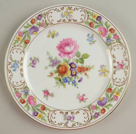 Dresden Sprays (Smooth) Salad Plate