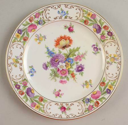 Dresden Sprays (Smooth) Salad Plate