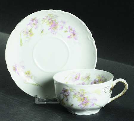 Schleiger 656c Flat Cup & Saucer Set