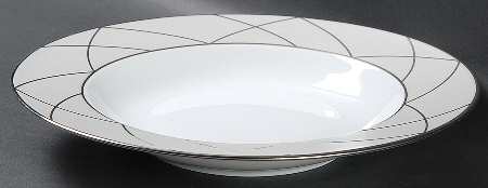 Clair De Lune (Platinum Arches) Large Rim Soup Bowl