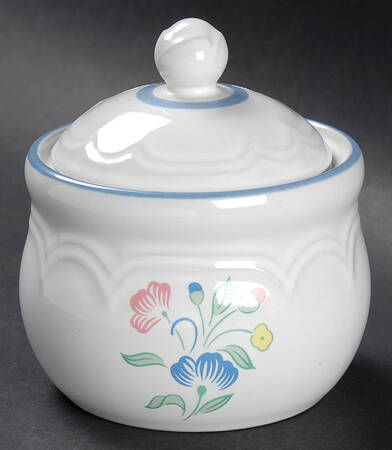 Floral Expressions (Japan, Floral Center) Sugar Bowl & Lid