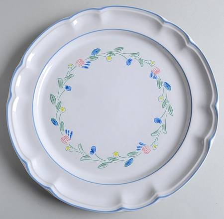 Floral Expressions (Japan, Floral Center) 12" Chop Plate (Round Platter)