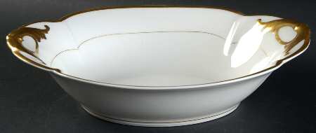 H1397 10" Oval Vegetable Bowl