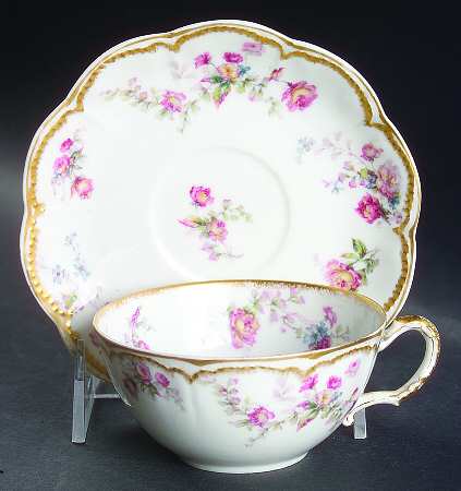 Schleiger 682b Flat Cup & Saucer Set