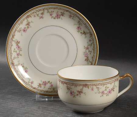 Schleiger 759a Flat Cup & Saucer Set