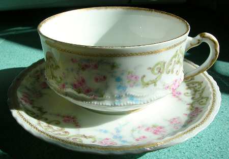 Schleiger 853c Flat Cup & Saucer Set