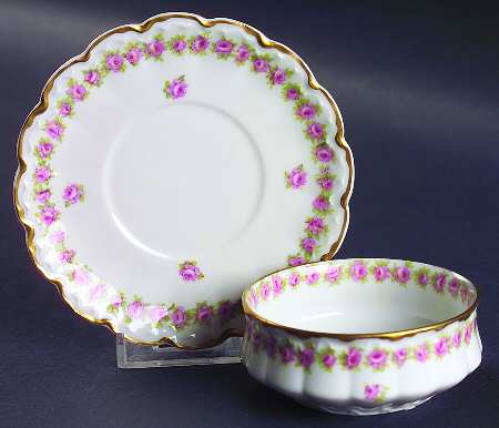 Schleiger 873a Ramekin & Saucer Set