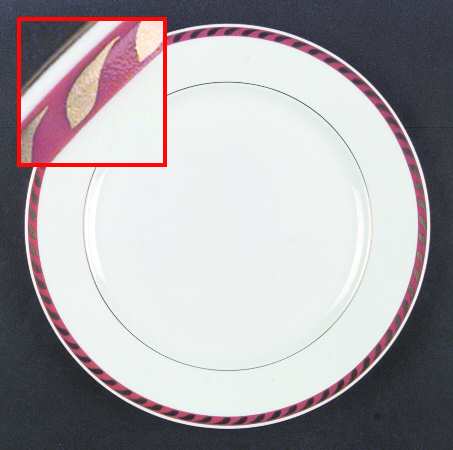 Candlelight Red Dinner Plate