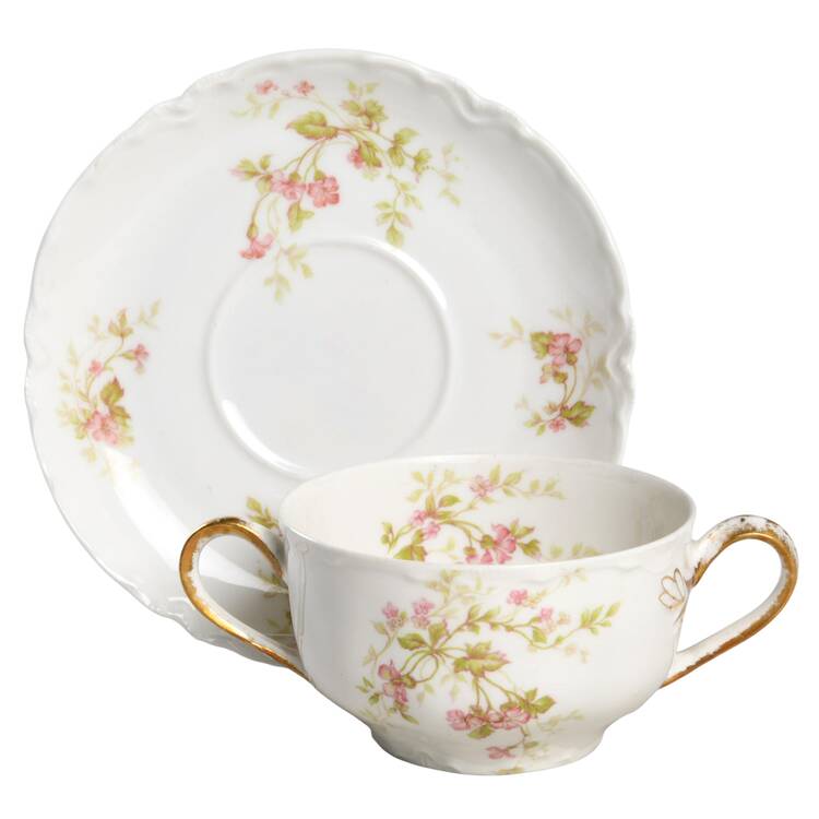 Schleiger 904C Flat Bouillon Cup & Saucer