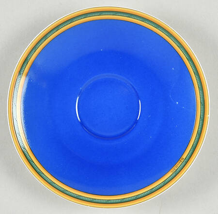 Toucans Blue Saucer for Demitasse Cup