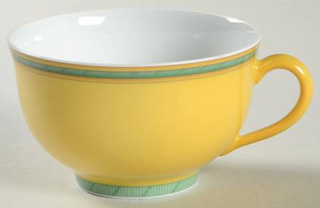 Toucans Yellow Flat Cup