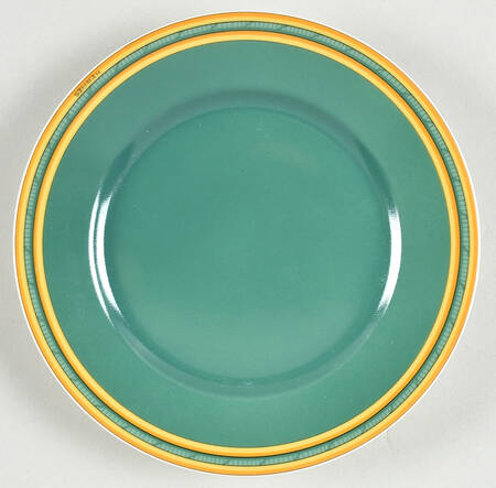Toucans Green Bread & Butter Plate