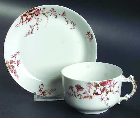 Schleiger 1157 Flat Cup & Saucer Set