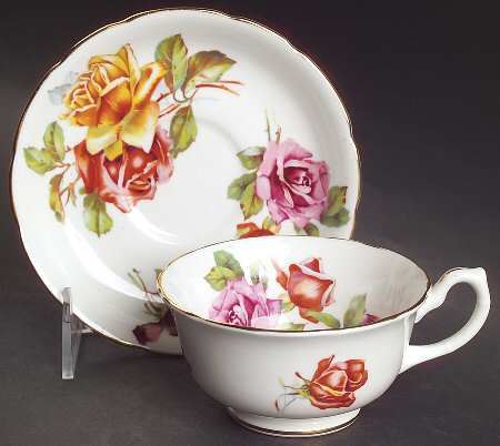 HAM56 Footed Cup & Saucer Set