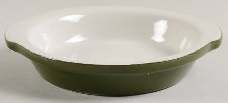 FOREST GREEN 6" Shirred Egg Dish